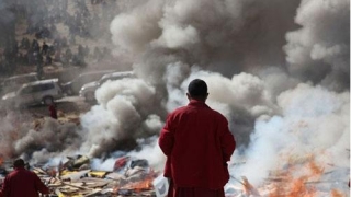 火供拍到婴灵图片，超度的过程介绍